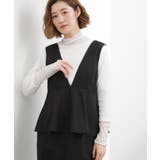 【体型カバー】ペプラムドッキングジャンドレ | grove | 詳細画像5