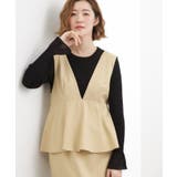 【体型カバー】ペプラムドッキングジャンドレ | grove | 詳細画像9