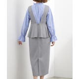 【体型カバー】ペプラムドッキングジャンドレ | grove | 詳細画像15