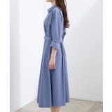 【貴島明日香さん着用・美シルエット】ウエストタック配色ワンピース | grove | 詳細画像17