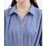 【貴島明日香さん着用・美シルエット】ウエストタック配色ワンピース | grove | 詳細画像19