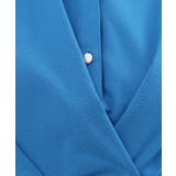 【洗える】さらっと軽やか、カシュクール風サッカーワンピース | grove | 詳細画像5