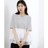 【体型カバー】INせず決まる、ウエストシアーフリルTシャツ | grove | 詳細画像9