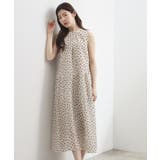 ライトベージュ(651) | 【貴島明日香さん着用】シアードットワンピース | grove
