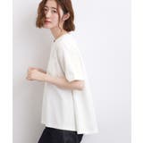 オフホワイト(003) | 【遮熱/吸水速乾/接触冷感/UVカット】フレアシルエットTシャツ | grove