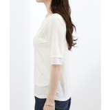 【ひんやり・UVカット】チュールトリミング5分袖Tシャツ | grove | 詳細画像18