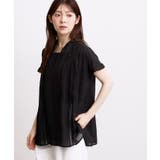 【体系カバー◎】レースデザインスキッパーブラウス | grove | 詳細画像5
