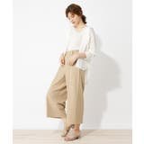 【S-LL】センタープレスワイドパンツ | grove | 詳細画像9 