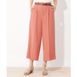 ピンク(072) | 【S-LL】センタープレスワイドパンツ | grove