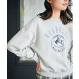 グレー(012) | 【Wrangler(ラングラー)別注】カレッジロゴがポイント!裏毛プルオーバー | grove