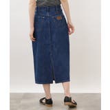 ブルー(092) | 【別注】Wrangler デニムスカート | grove