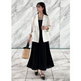 デニムサイドプリーツジャンドレ | grove | 詳細画像15