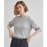 【新色先行予約】ひんやり多機能・やわらかドライタッチ五分袖プルオーバー | grove | 詳細画像6