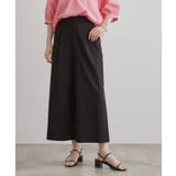 ブラック(019) | 【冷感】サマーハイパーストレッチワイドパンツ | grove