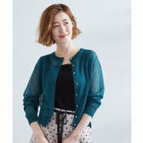 グリーン(023) | 【雑誌掲載】洗えるシアーカーディガン | grove