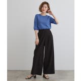 高身長さん向け＋10cm【接触冷感】サマーハイパーストレッチワイドパンツ | grove | 詳細画像19 