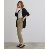 低身長さん向け－3cm丈【接触冷感】サマーハイパーストレッチテーパードパンツ | grove | 詳細画像7 