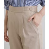 低身長さん向け－3cm丈【接触冷感】サマーハイパーストレッチテーパードパンツ | grove | 詳細画像24 