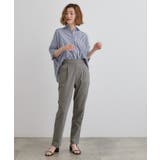 高身長さん向け＋5cm【接触冷感】サマーハイパーストレッチテーパードパンツ | grove | 詳細画像3 
