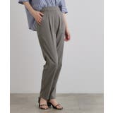 チャコールグレー(014) | 高身長さん向け＋5cm【接触冷感】サマーハイパーストレッチテーパードパンツ | grove