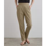 カーキ(027) | 高身長さん向け＋5cm【接触冷感】サマーハイパーストレッチテーパードパンツ | grove