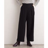 ブラック(019) | 【選べる着丈/多機能】裏起毛ハイパーストレッチワイドパンツ | grove