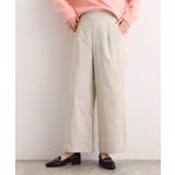 グレージュ(050) | 【選べる着丈/多機能】裏起毛ハイパーストレッチワイドパンツ | grove