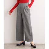 グレンチェック(204) | 【選べる着丈/多機能】裏起毛ハイパーストレッチワイドパンツ | grove