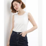 チュールクルーネックタンクトップ | grove | 詳細画像1 