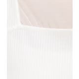 【貴島明日香さん着用】シアードッキングスクエアタンク | grove | 詳細画像4 