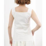 【貴島明日香さん着用】シアードッキングスクエアタンク | grove | 詳細画像25 