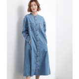 ブルー(092) | 【Lee×grove別注】LOCO FLARE DRESS | grove