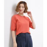 【シリーズ累計34万枚】やわらかドライタッチ 五分袖クルーネックニット | grove | 詳細画像18 