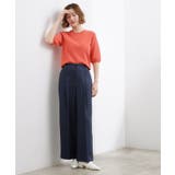 【シリーズ累計34万枚】やわらかドライタッチ 五分袖クルーネックニット | grove | 詳細画像19 