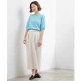 【シリーズ累計34万枚】やわらかドライタッチ 五分袖クルーネックニット | grove | 詳細画像23 