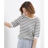 【シリーズ累計34万枚】やわらかドライタッチ 五分袖クルーネックニット | grove | 詳細画像30 