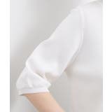 【シリーズ累計34万枚】やわらかドライタッチ 五分袖クルーネックニット | grove | 詳細画像45 