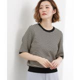 【シリーズ累計34万枚】やわらかドライタッチ 五分袖クルーネックニット | grove | 詳細画像34 