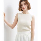 オフホワイト(003) | リブラメニットタンク | grove