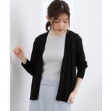ブラック(019) | 【接触冷感/UVカットetc】ベーシックショートカーディガン | grove