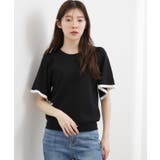 【シリーズ累計36万枚！名品ニット】やわらかドライタッチ スカラップスリーブニッ… | grove | 詳細画像6 