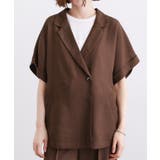 【洗濯機OK・ひんやり/SETUP可】シワになりにくいハーフスリーブジャケット | grove | 詳細画像18