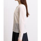 高評価！【洗える／名品】大人の透け感、シアーカーディガン | grove | 詳細画像14 