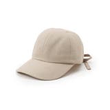 ベージュ(052) | バッグリボンキャップ【リボン取り外し可】 | grove