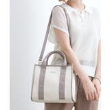 グレー(012) | 【Lee別注】パイピングスクエア2WAYトート | grove