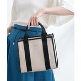 ブラック(019) | 【Lee別注】パイピングスクエア2WAYトート | grove