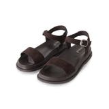 ブラウン(743) | アンクルベルトフットベッドサンダル | grove