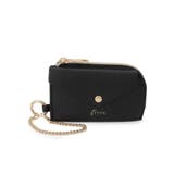 ブラック(019) | フラップパスカードチェーンポーチ | grove