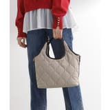 グレージュ(050) | 【撥水】キルトクリテ2WAYトート | grove