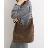 ブラウン(043) | スエード調コンビワンンショルダー | grove